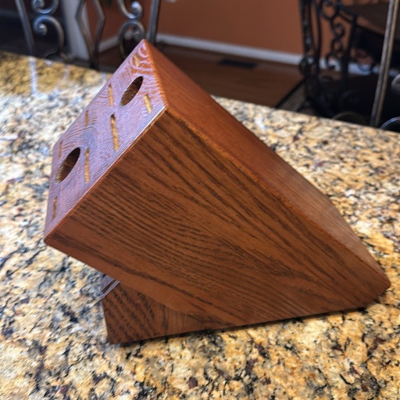 CUTCO ❤️ HOMEMAKER  +8 BlOCK IN CHERRY FINISH ( knives not included) - Picture 2 of 10